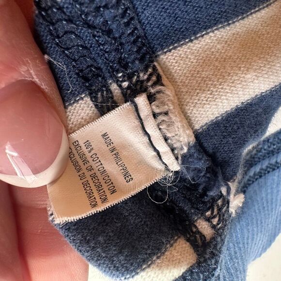 Abercrombie Y2K Striped Double Zipper Zip Up Hoodie Hooded Sweatshirt Size L - Picture 6 of 11